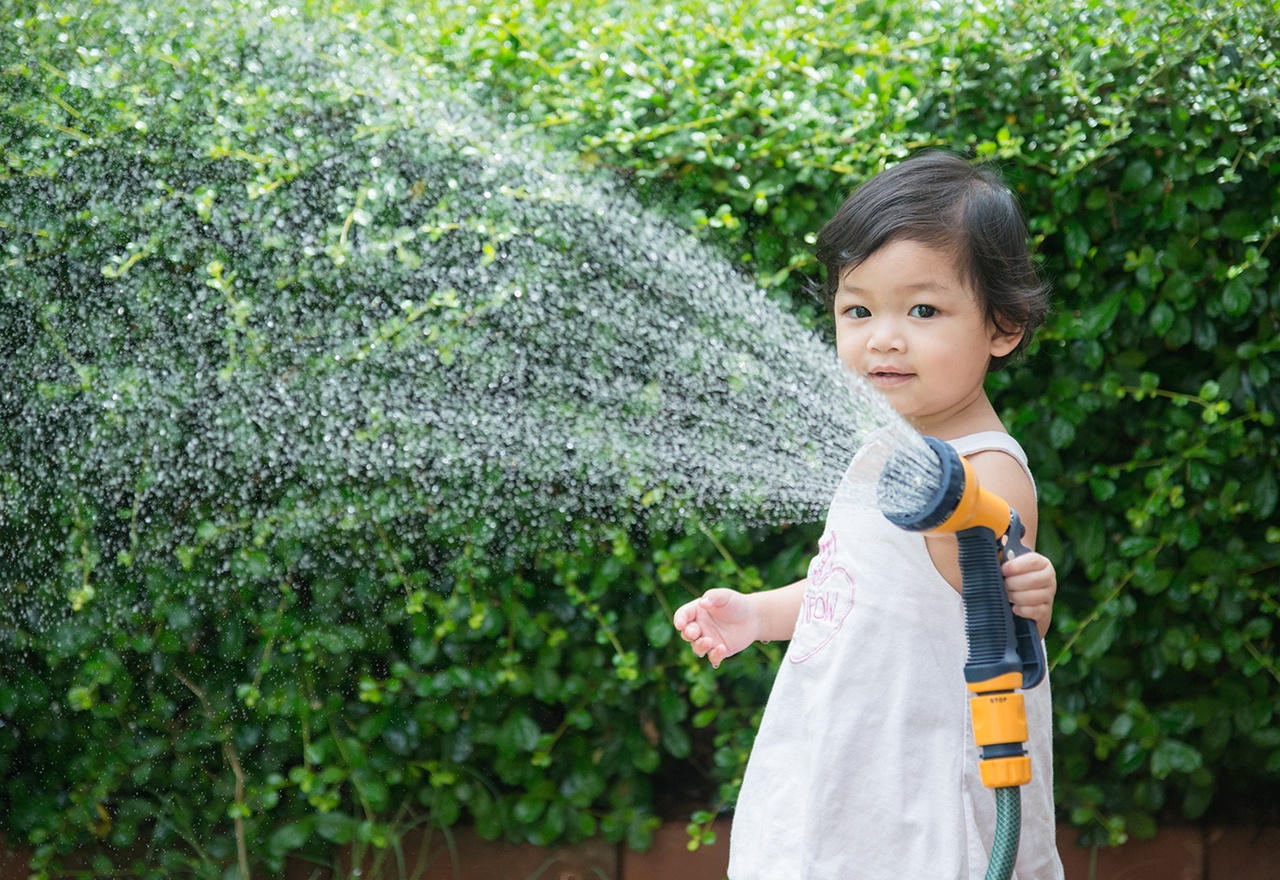 Girl Sprinkler