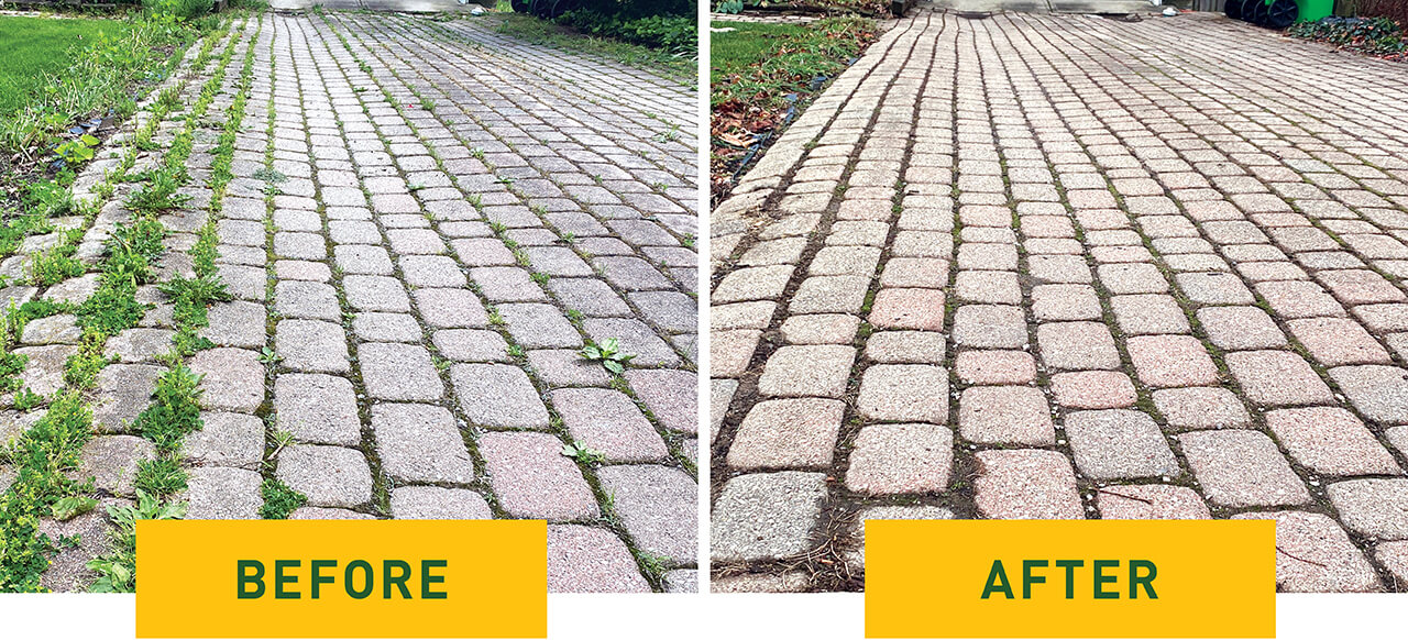 Landscape Weed Suppression_Driveway_Before & After_Web