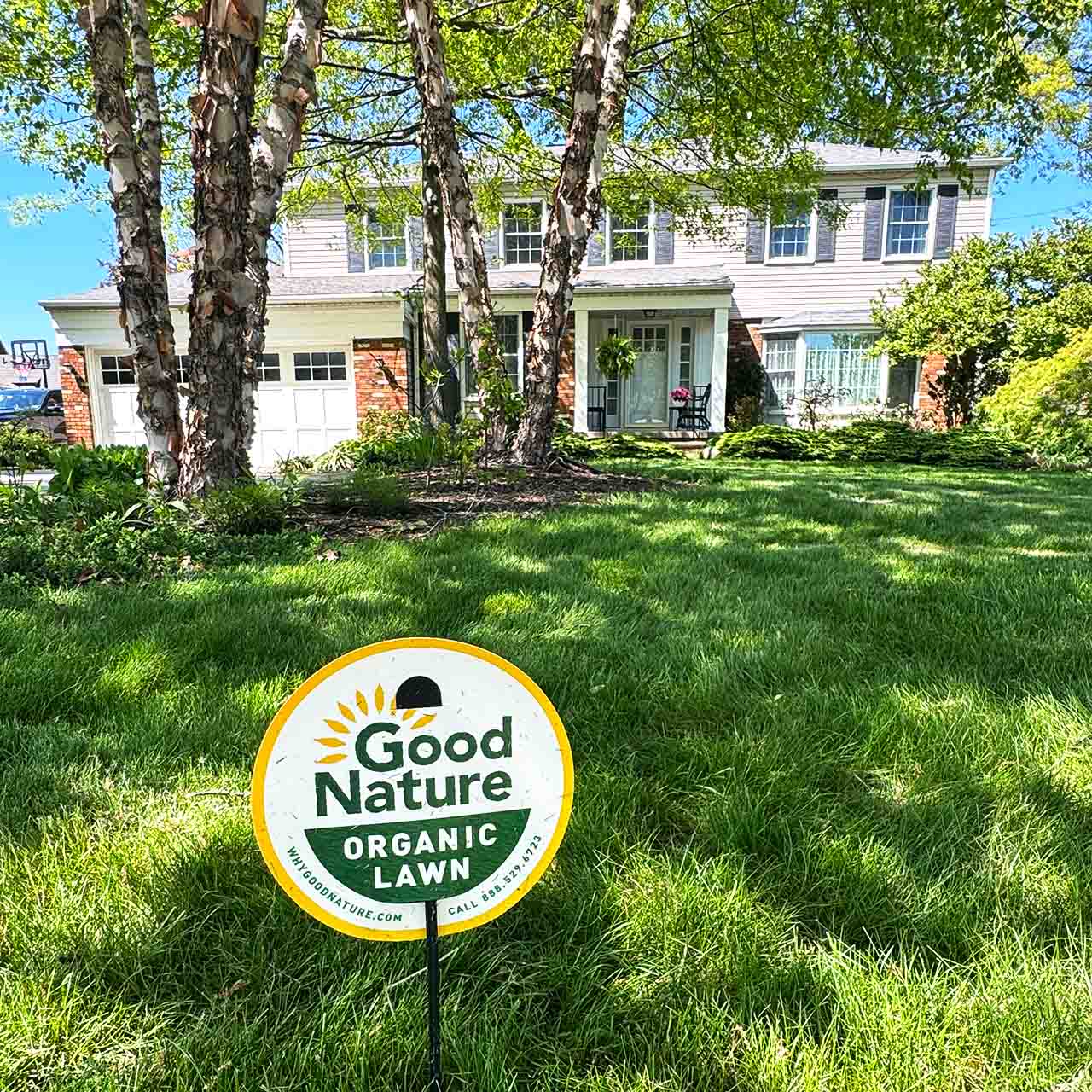 Client Lawn Lush Grass Lawn Sign Square Web