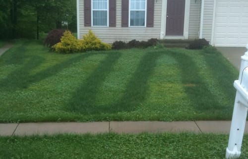 fertilizer striping